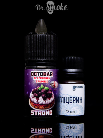 Купить - Набор для смешивания Octobar Strong Salt Blackberry Crumble