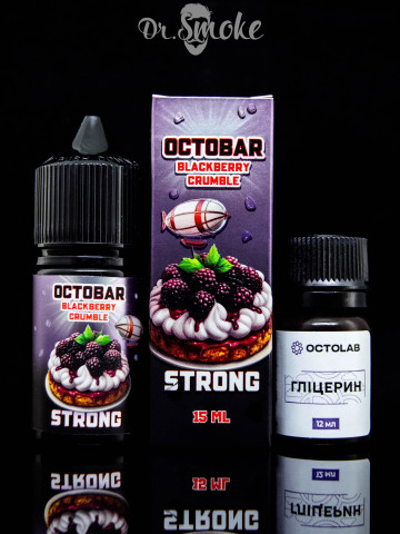 Набір для змішування Octobar Strong Salt Blackberry Crumble