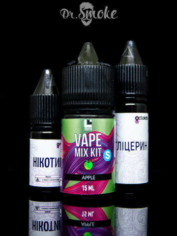 Набір для змішування Octobar Vape Mix Kit Salt Apple