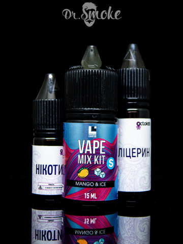 Набір для змішування Octobar Vape Mix Kit Salt Mango Ice