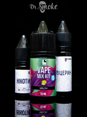 Набір для змішування Octobar Vape Mix Kit Salt Melon