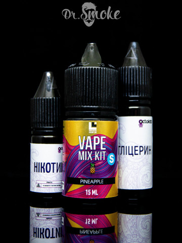 Набор для смешивания Octobar Vape Mix Kit Salt Pineapple
