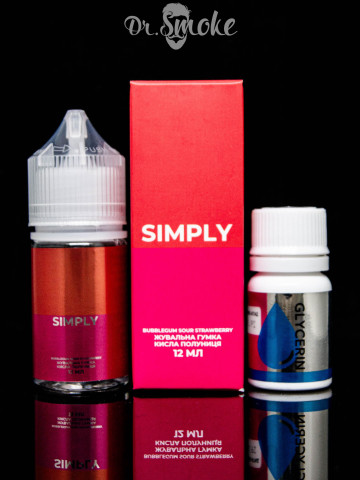 Набор для смешивания Simply Salt Bubblegum Sour Strawberry