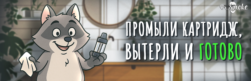 Чем промыть картридж от старой жижи?